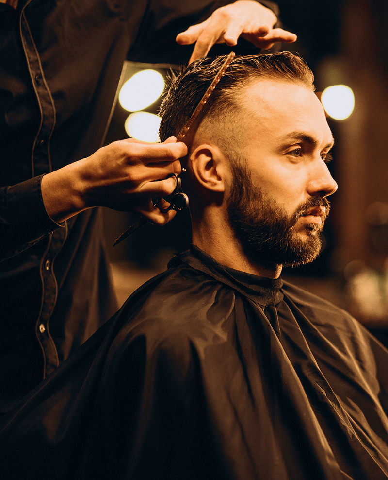 Haircut at a Barbershop